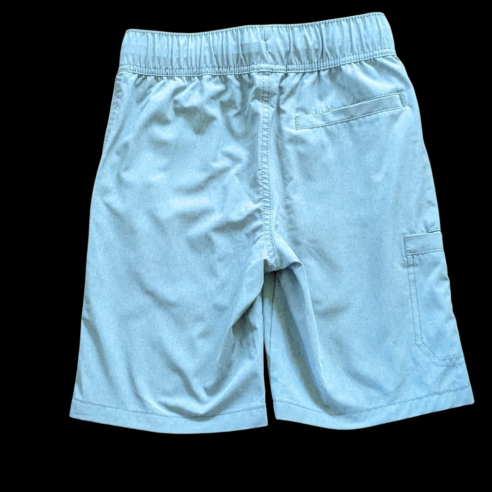 Tommy Hilfiger Shorts Boys Light Grey Cargo Elastic Waist Size 8/10 - Picture 2 of 5